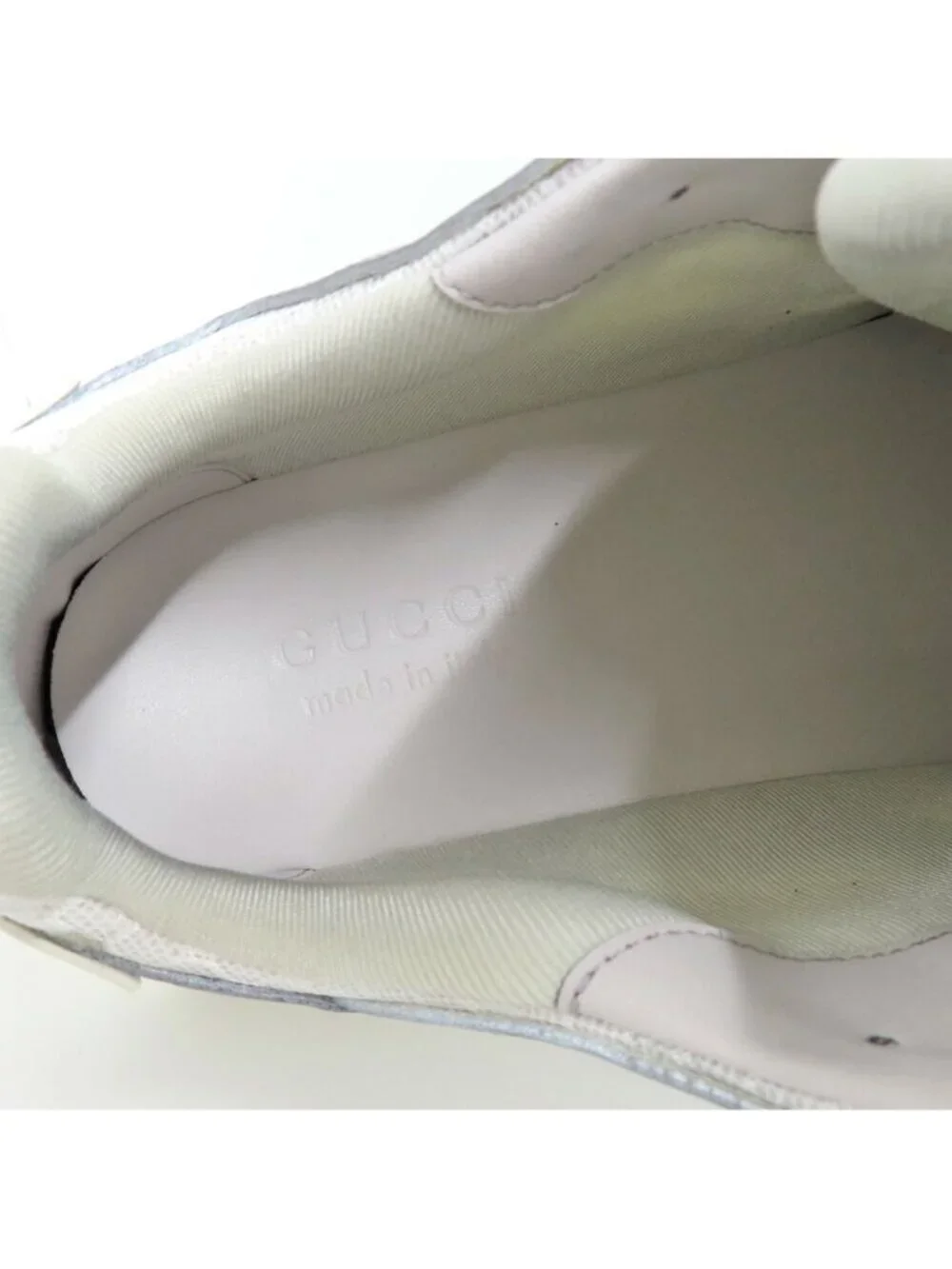 Gucci T Cube Sneakers Demetra Mesh 7.5 Gray White Low
